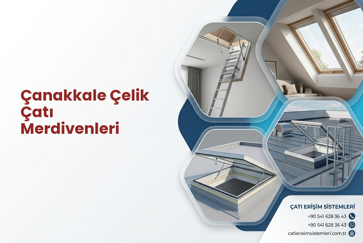 Çanakkale Çelik Çatı Merdivenleri