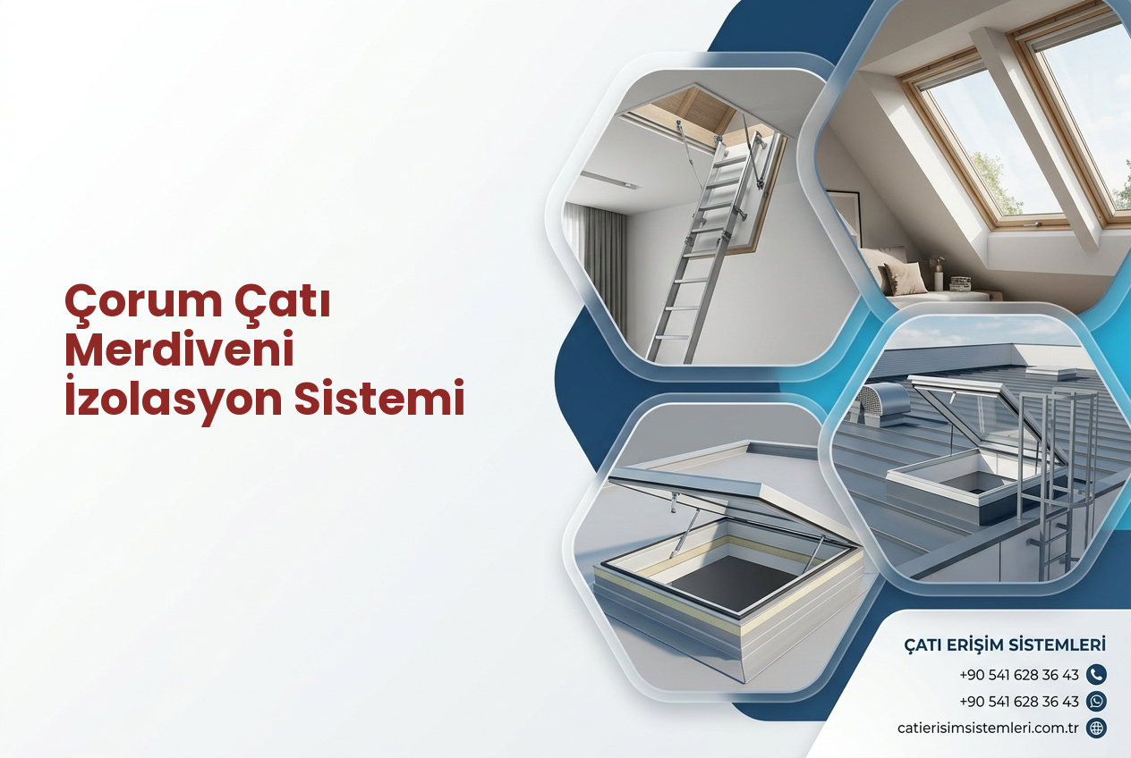 Çorum Çatı Merdiveni İzolasyon Sistemi