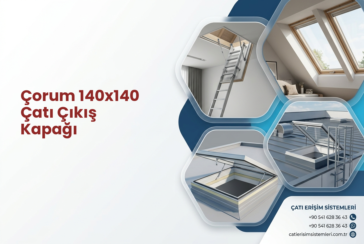 Çorum 140x140 Çatı Çıkış Kapağı