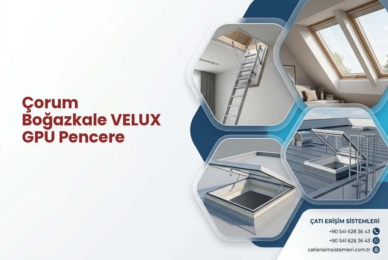 Çorum Boğazkale VELUX GPU Pencere