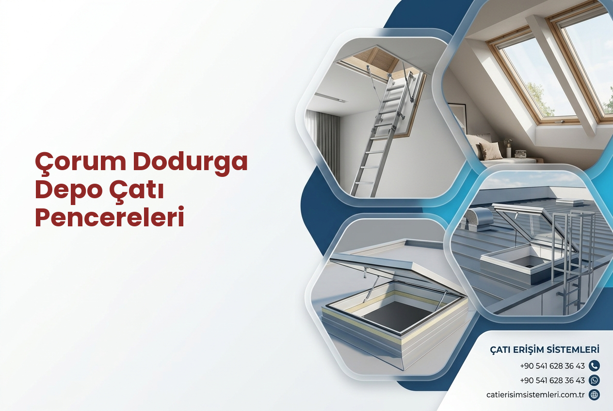 Çorum Dodurga Depo Çatı Pencereleri