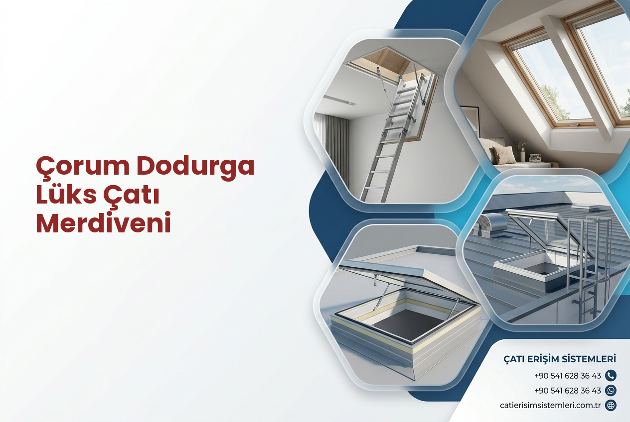 Çorum Dodurga Lüks Çatı Merdiveni
