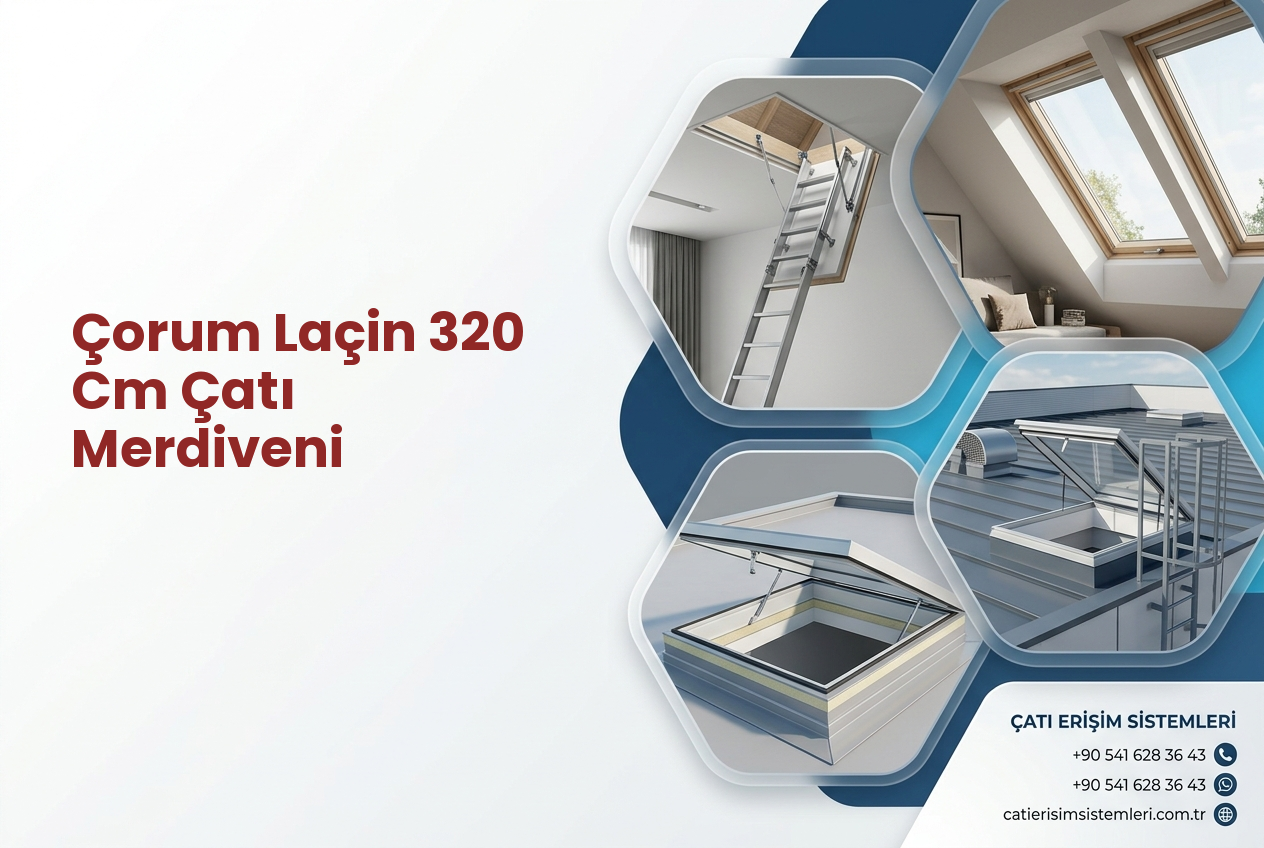 Çorum Laçin 320 Cm Çatı Merdiveni