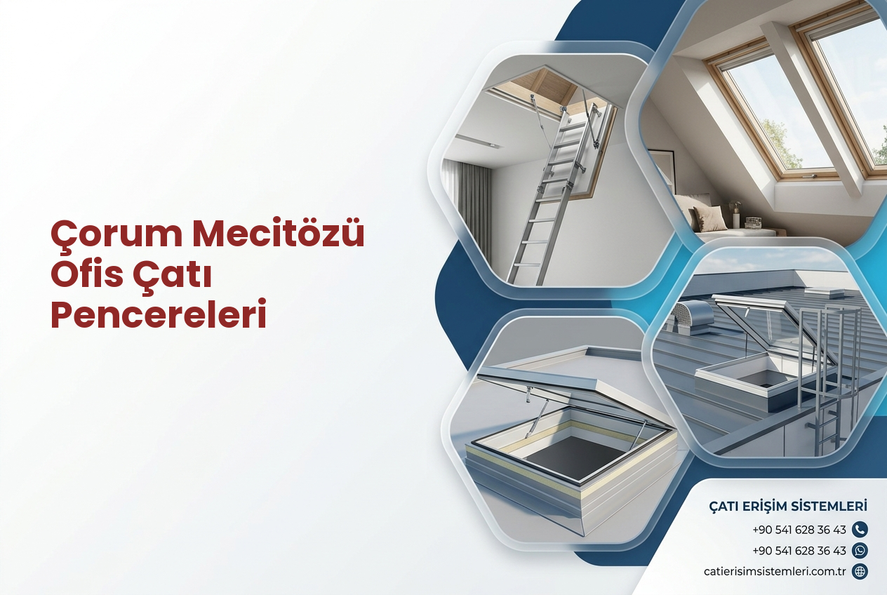 Çorum Mecitözü Ofis Çatı Pencereleri