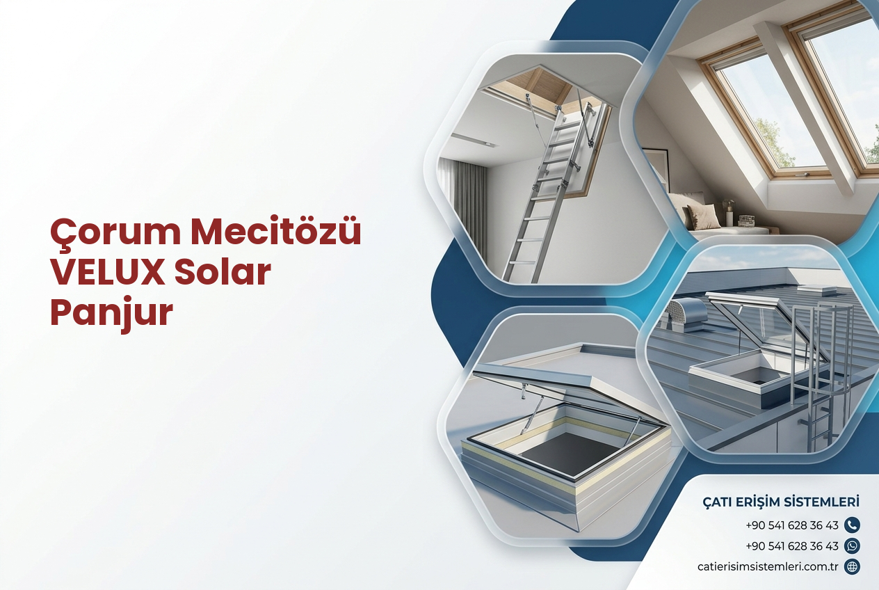 Çorum Mecitözü VELUX Solar Panjur