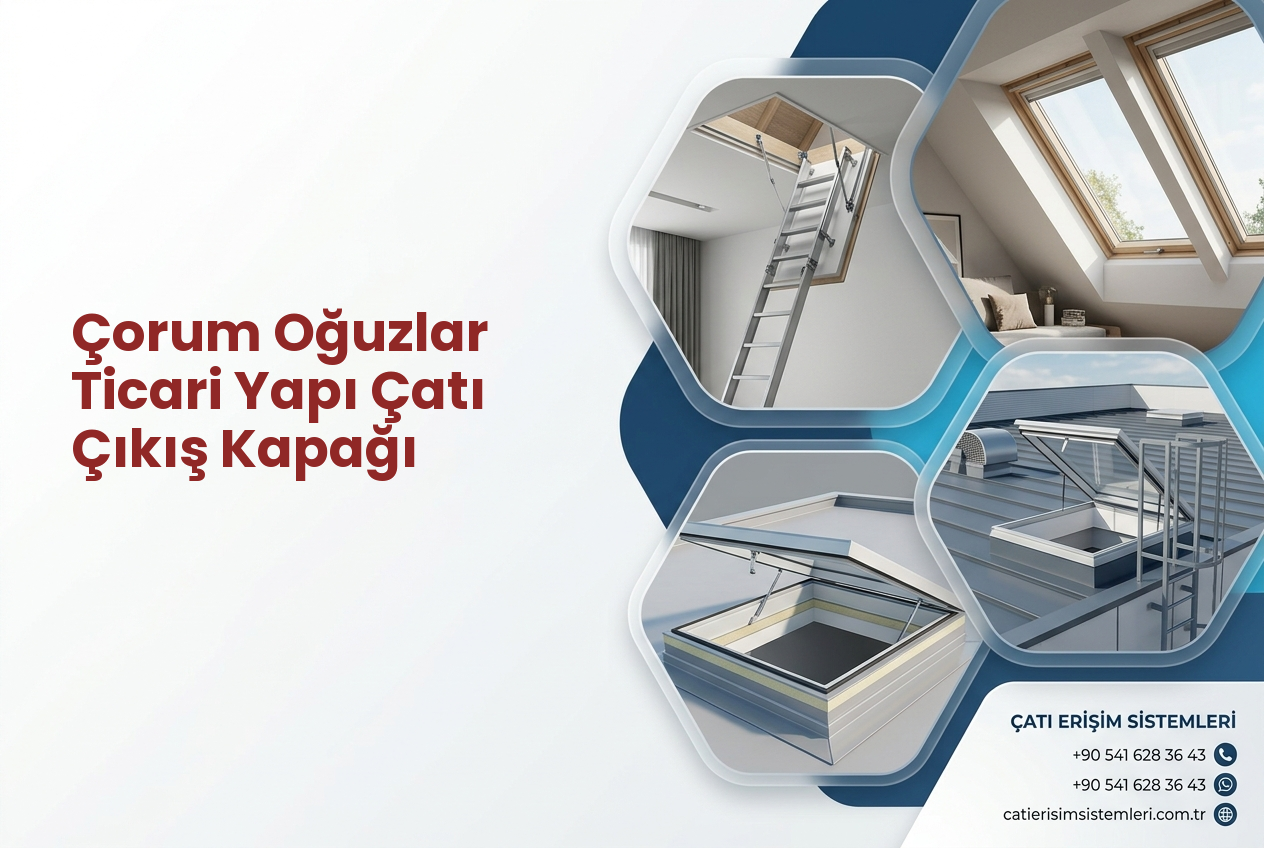 Çorum Oğuzlar Ticari Yapı Çatı Çıkış Kapağı