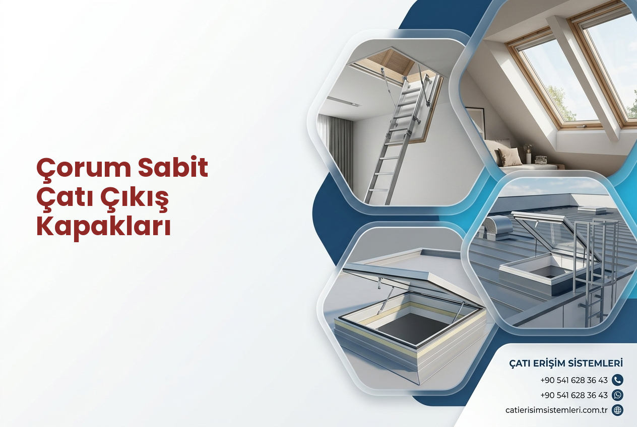 Çorum Sabit Çatı Çıkış Kapakları