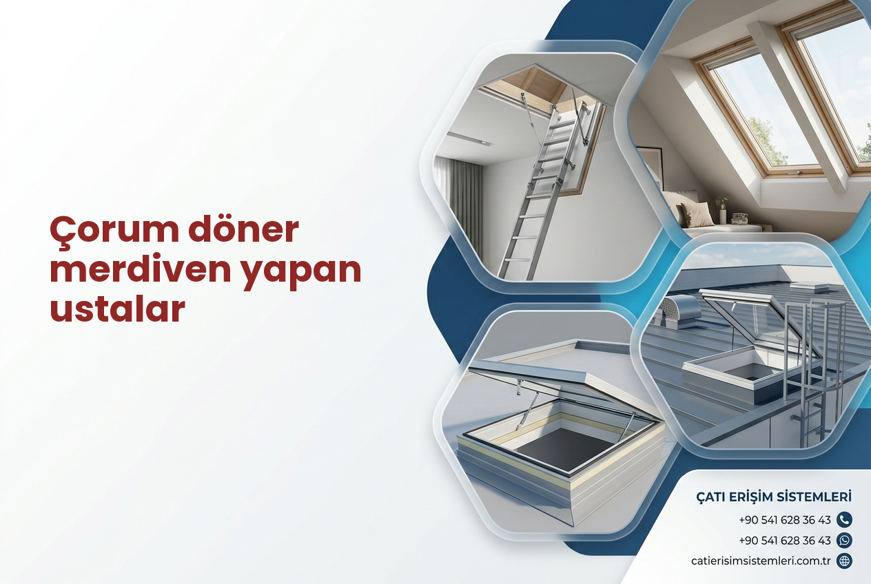 Çorum döner merdiven yapan ustalar