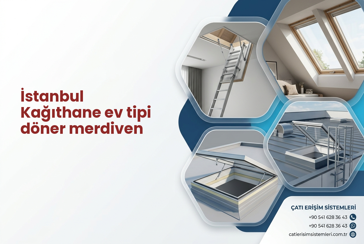 İstanbul Kağıthane ev tipi döner merdiven