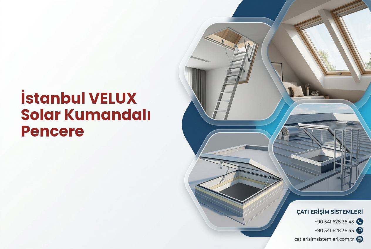 İstanbul VELUX Solar Kumandalı Pencere