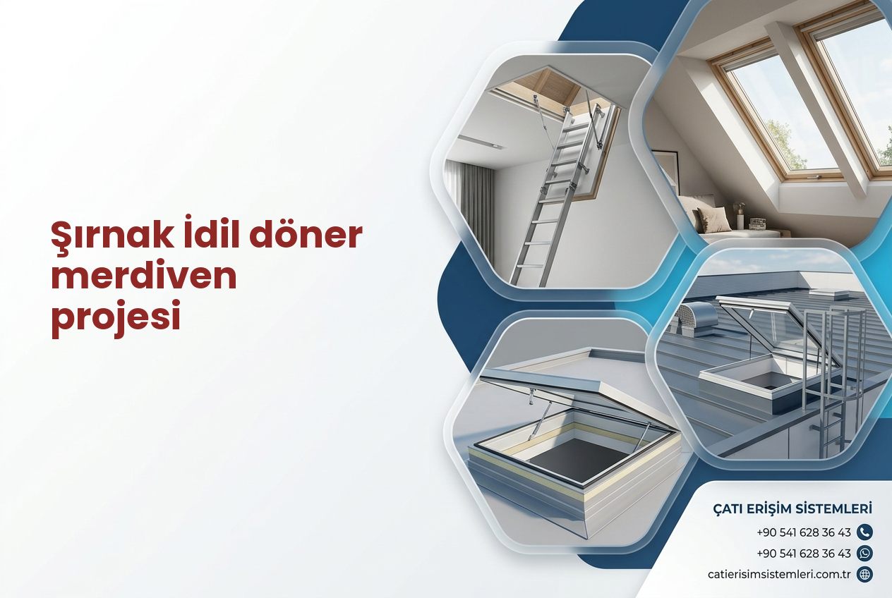 Şırnak İdil döner merdiven projesi