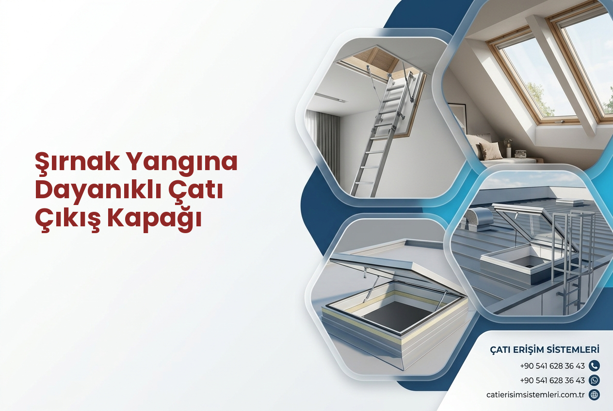 Şırnak Yangına Dayanıklı Çatı Çıkış Kapağı
