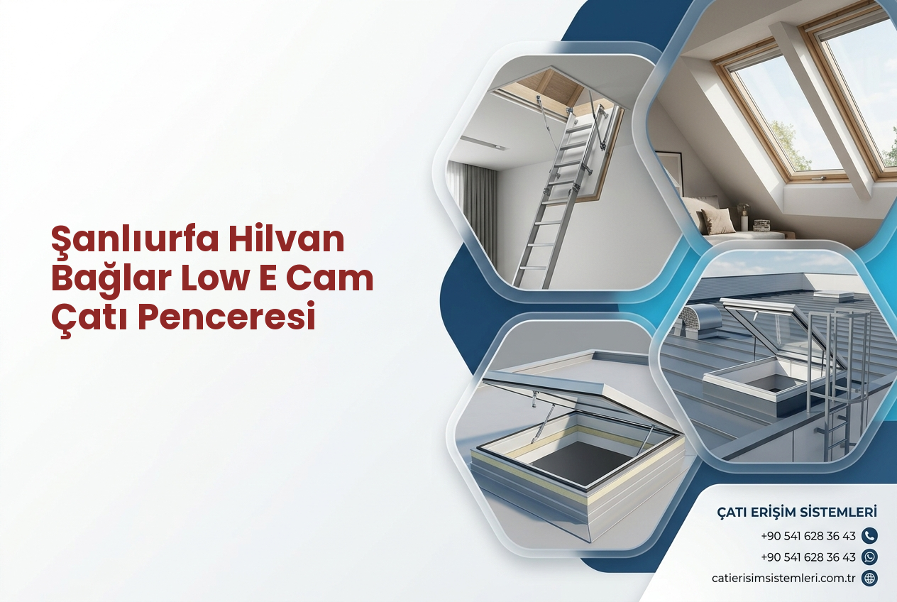 Şanlıurfa Hilvan Bağlar Low E Cam Çatı Penceresi