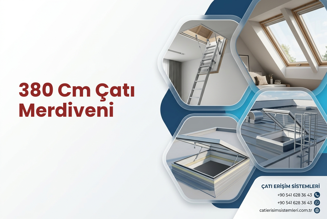 380 Cm Çatı Merdiveni
