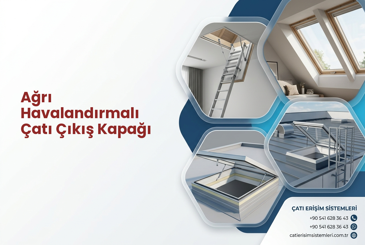 Ağrı Havalandırmalı Çatı Çıkış Kapağı