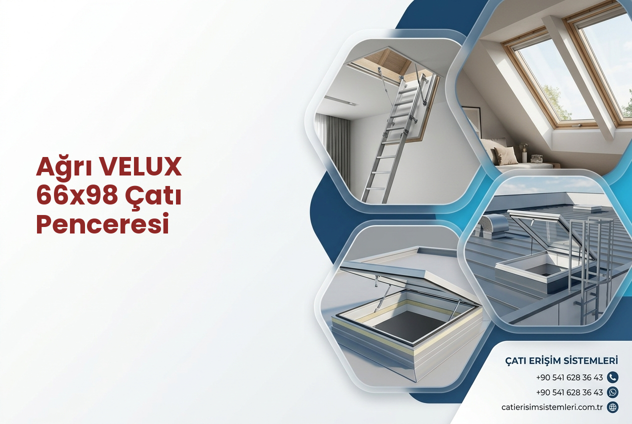 Ağrı VELUX 66x98 Çatı Penceresi