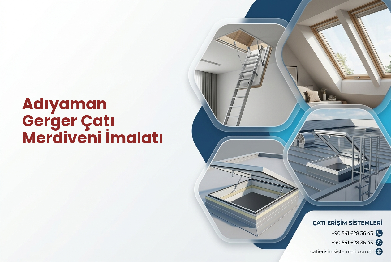 Adıyaman Gerger Çatı Merdiveni İmalatı