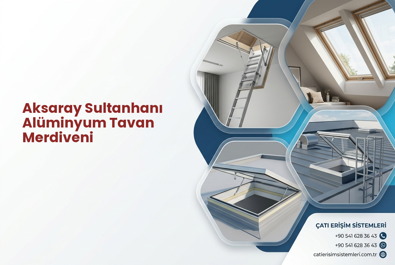 Aksaray Sultanhanı Alüminyum Tavan Merdiveni