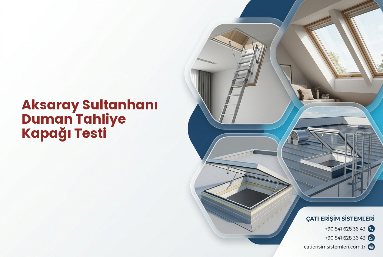 Aksaray Sultanhanı Duman Tahliye Kapağı Testi
