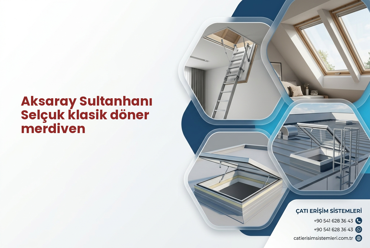 Aksaray Sultanhanı Selçuk klasik döner merdiven