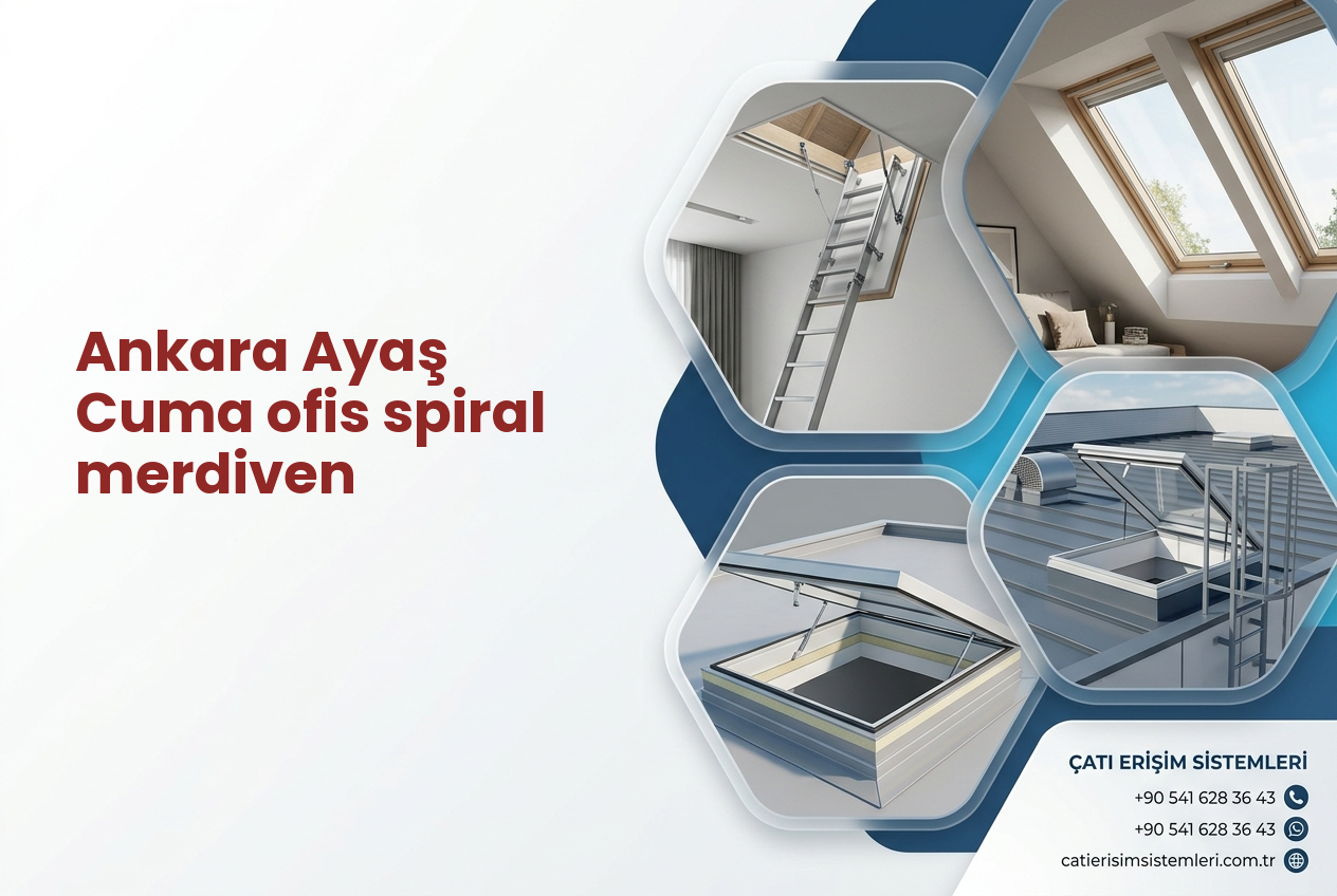 Ankara Ayaş Cuma ofis spiral merdiven