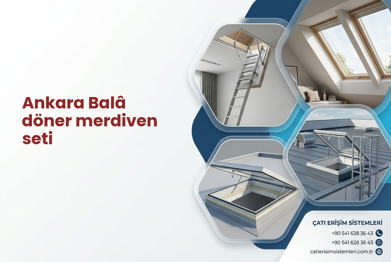 Ankara Balâ döner merdiven seti
