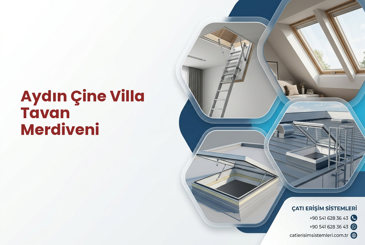 Aydın Çine Villa Tavan Merdiveni