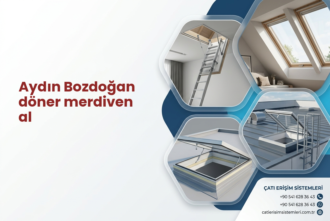 Aydın Bozdoğan döner merdiven al