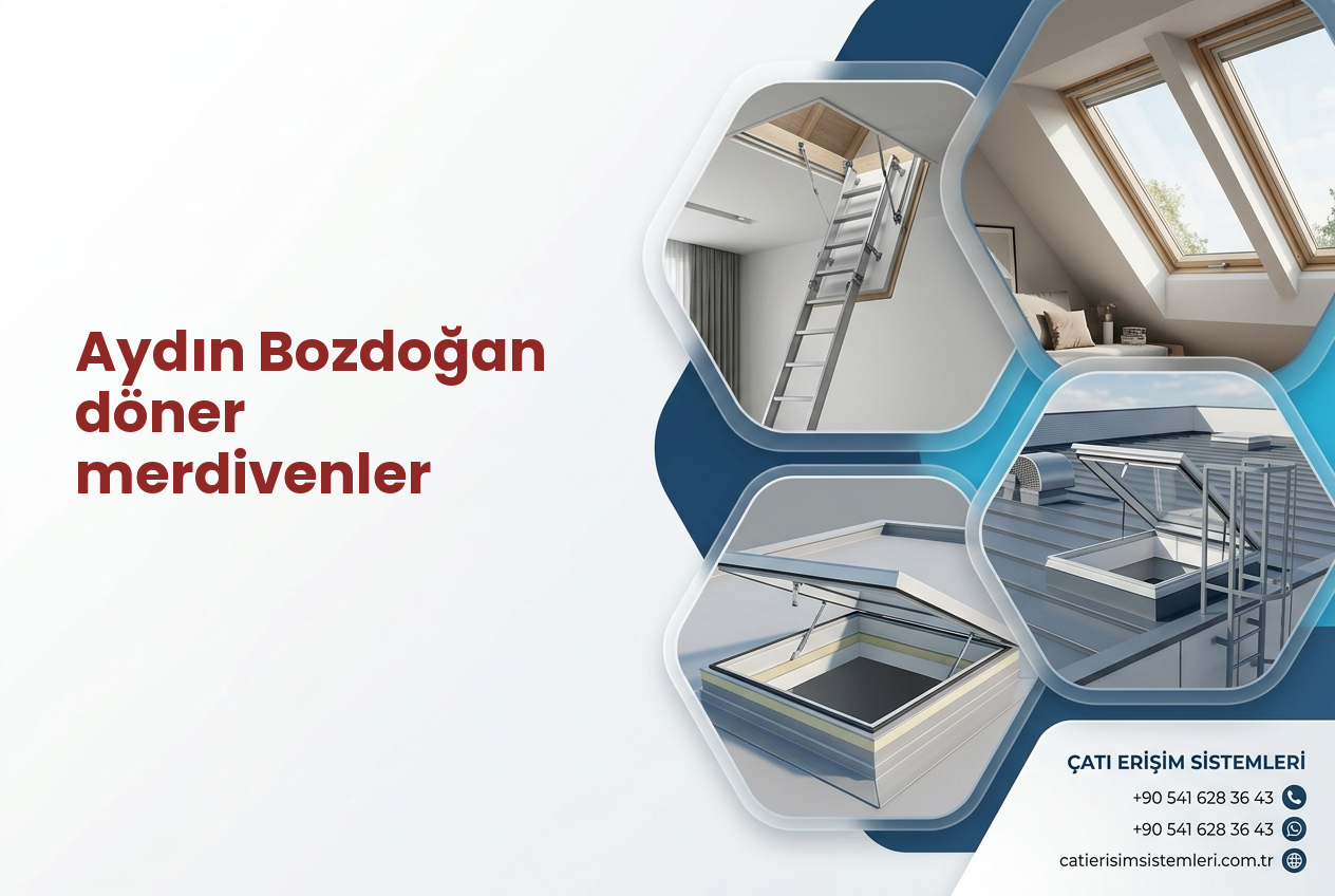 Aydın Bozdoğan döner merdivenler