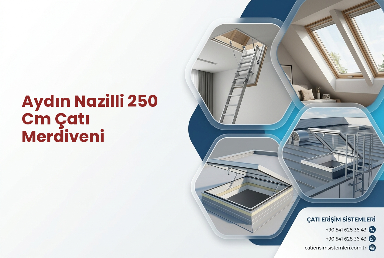 Aydın Nazilli 250 Cm Çatı Merdiveni