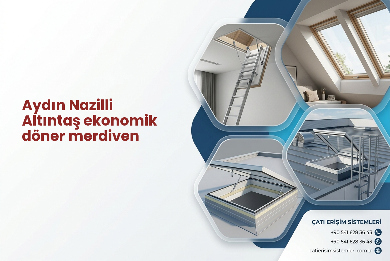 Aydın Nazilli Altıntaş ekonomik döner merdiven