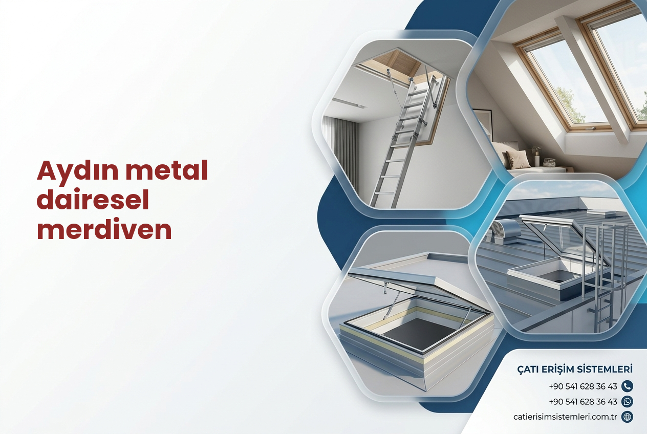 Aydın metal dairesel merdiven