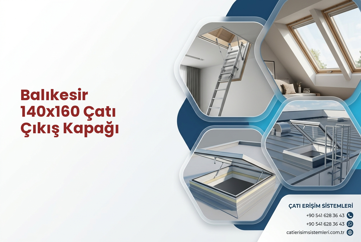 Balıkesir 140x160 Çatı Çıkış Kapağı