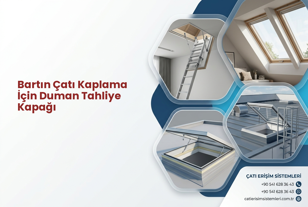Bartın Çatı Kaplama İçin Duman Tahliye Kapağı