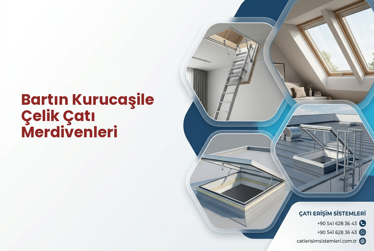 Bartın Kurucaşile Çelik Çatı Merdivenleri
