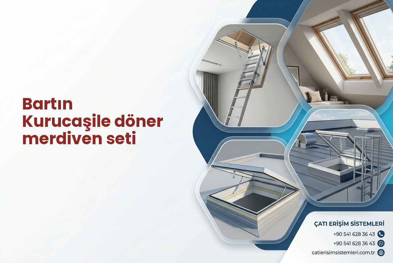 Bartın Kurucaşile döner merdiven seti