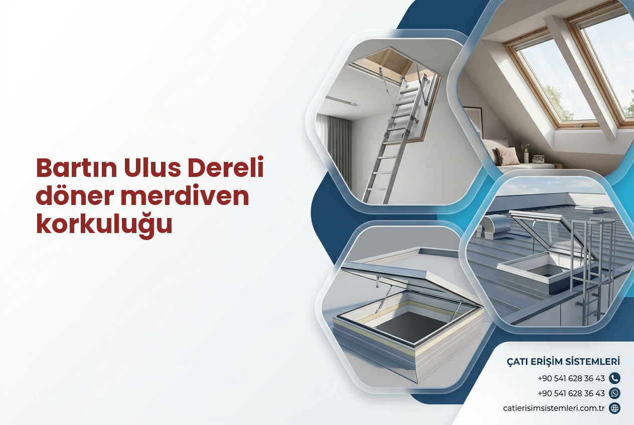 Bartın Ulus Dereli döner merdiven korkuluğu