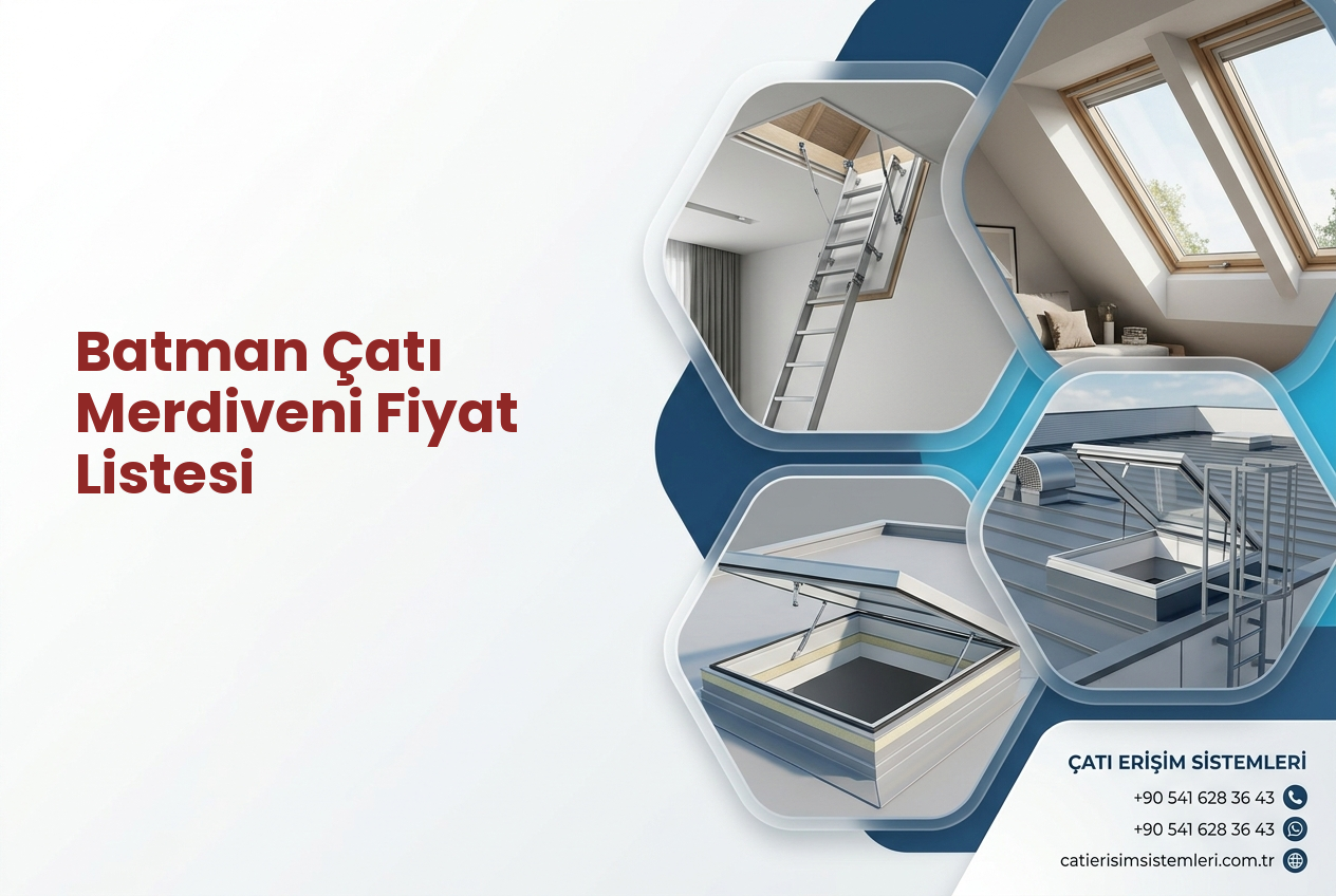 Batman Çatı Merdiveni Fiyat Listesi