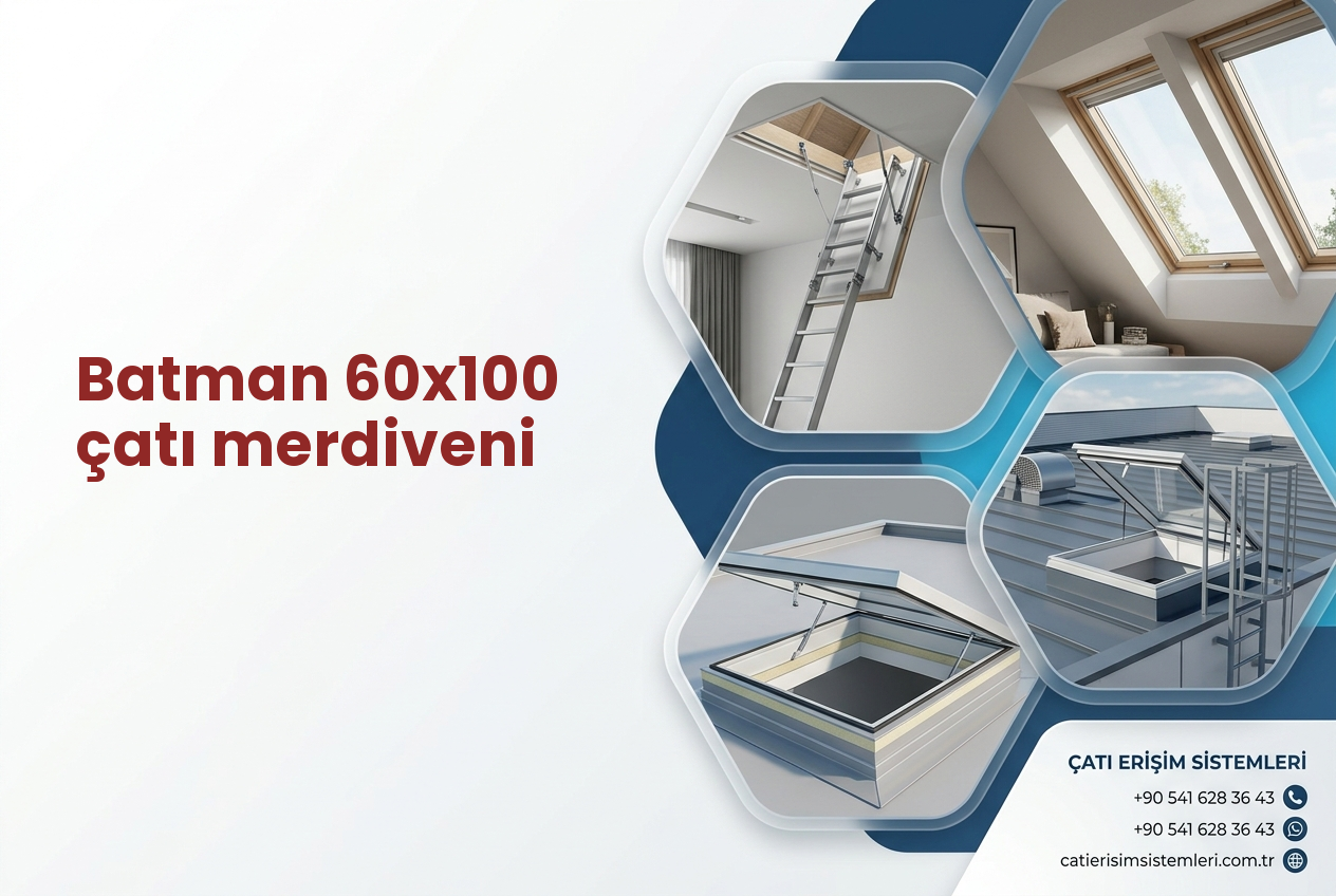 Batman 60x100 çatı merdiveni