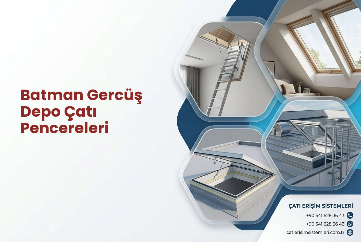Batman Gercüş Depo Çatı Pencereleri