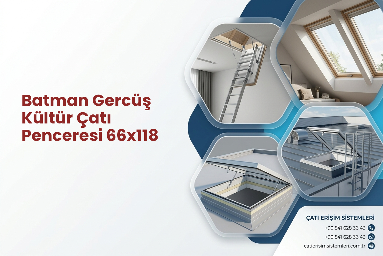 Batman Gercüş Kültür Çatı Penceresi 66x118