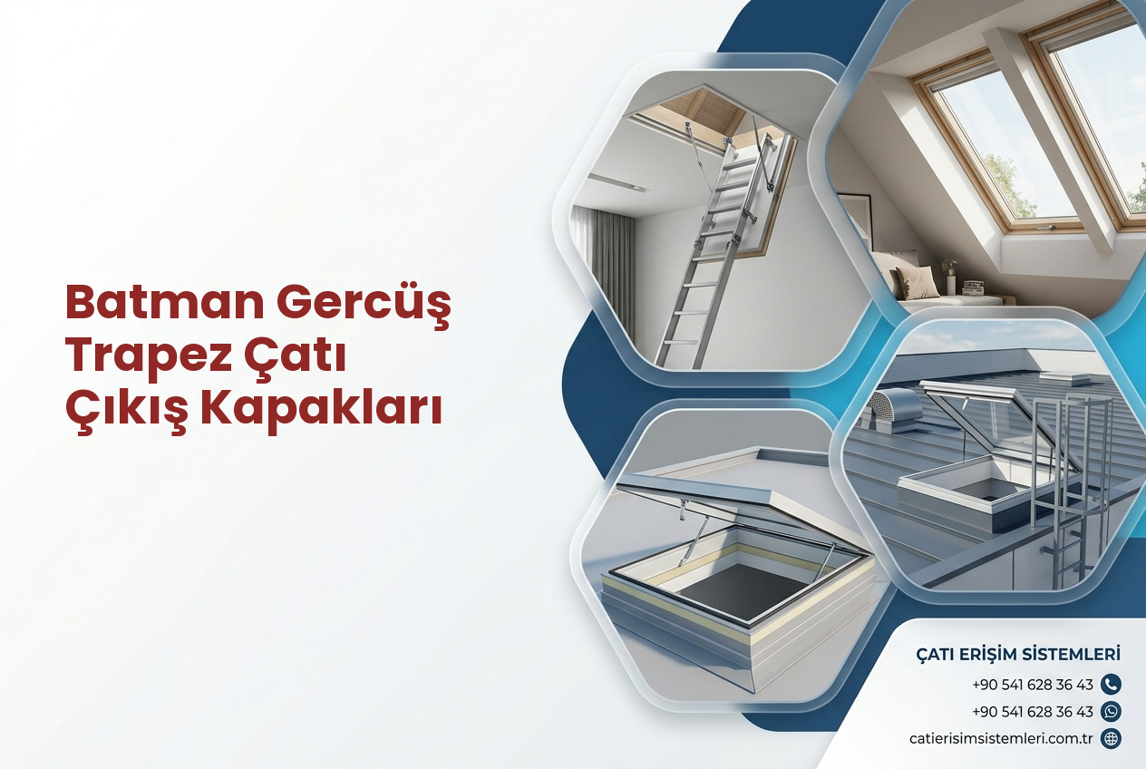 Batman Gercüş Trapez Çatı Çıkış Kapakları