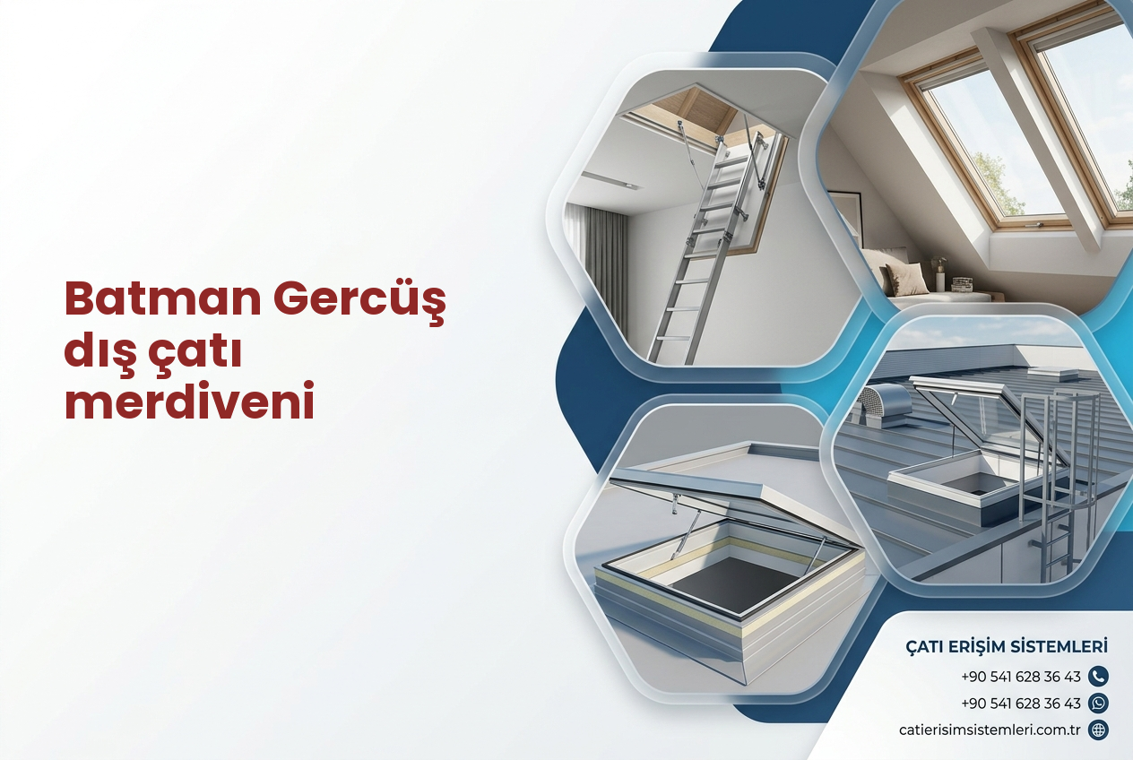 Batman Gercüş dış çatı merdiveni