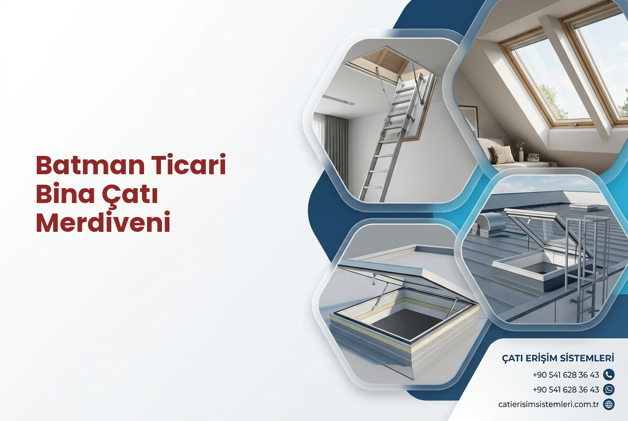 Batman Ticari Bina Çatı Merdiveni