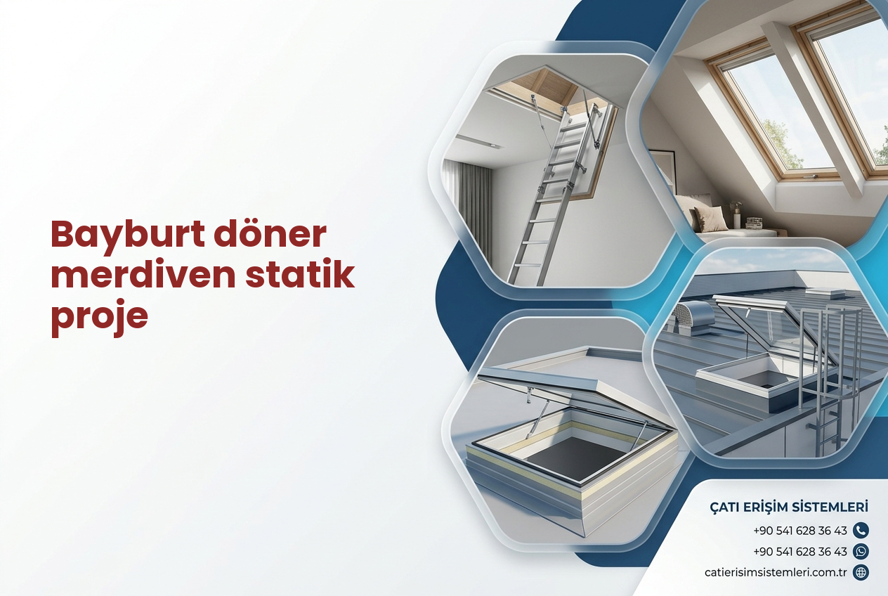 Bayburt döner merdiven statik proje
