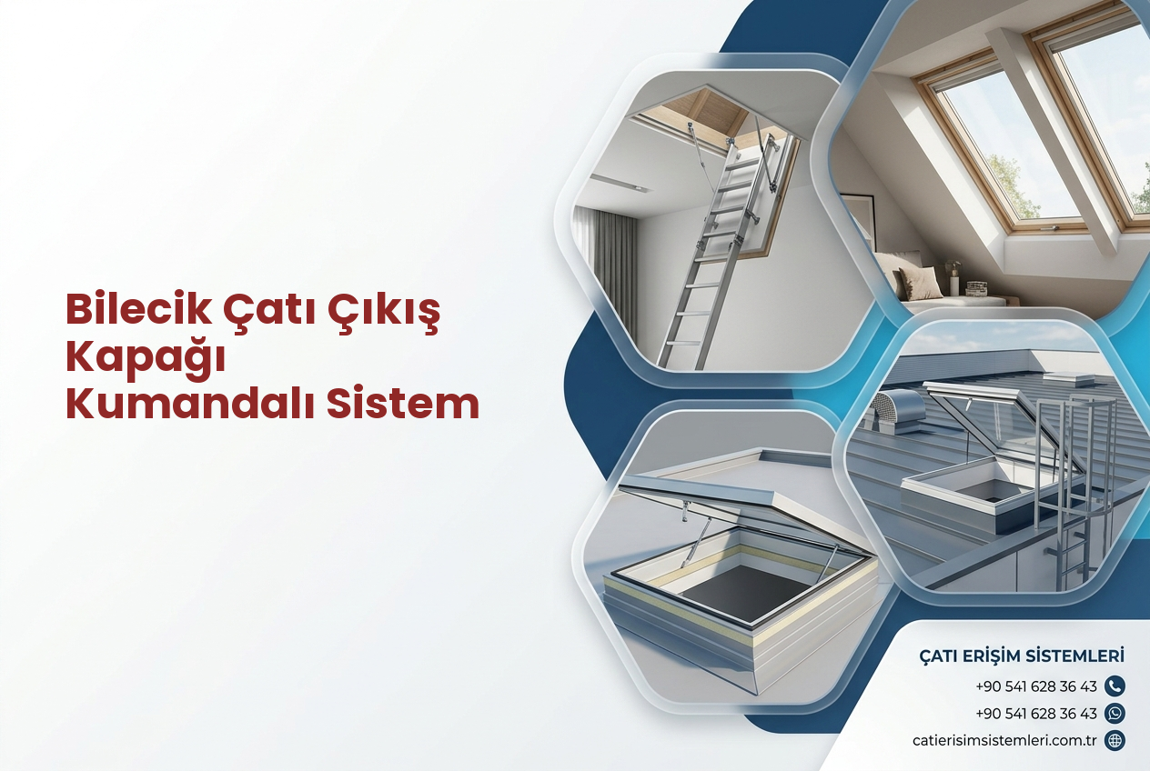 Bilecik Çatı Çıkış Kapağı Kumandalı Sistem