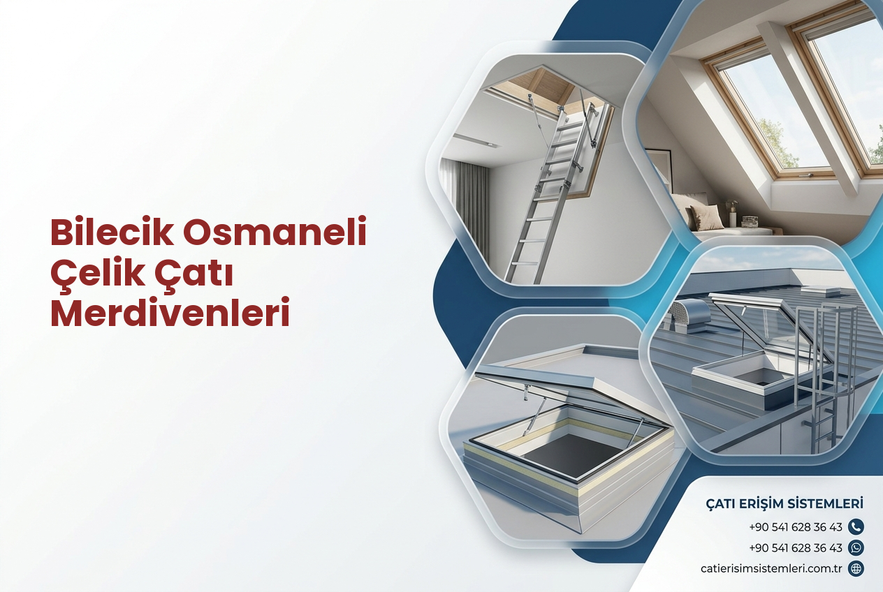 Bilecik Osmaneli Çelik Çatı Merdivenleri