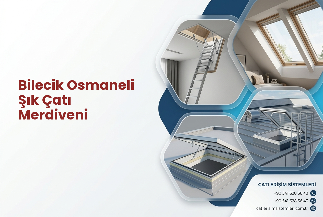 Bilecik Osmaneli Şık Çatı Merdiveni