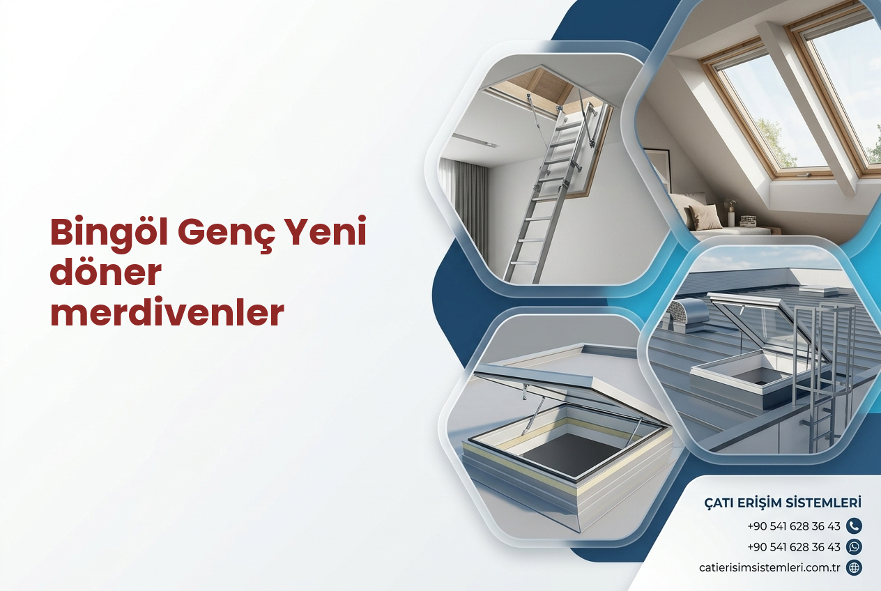 Bingöl Genç Yeni döner merdivenler