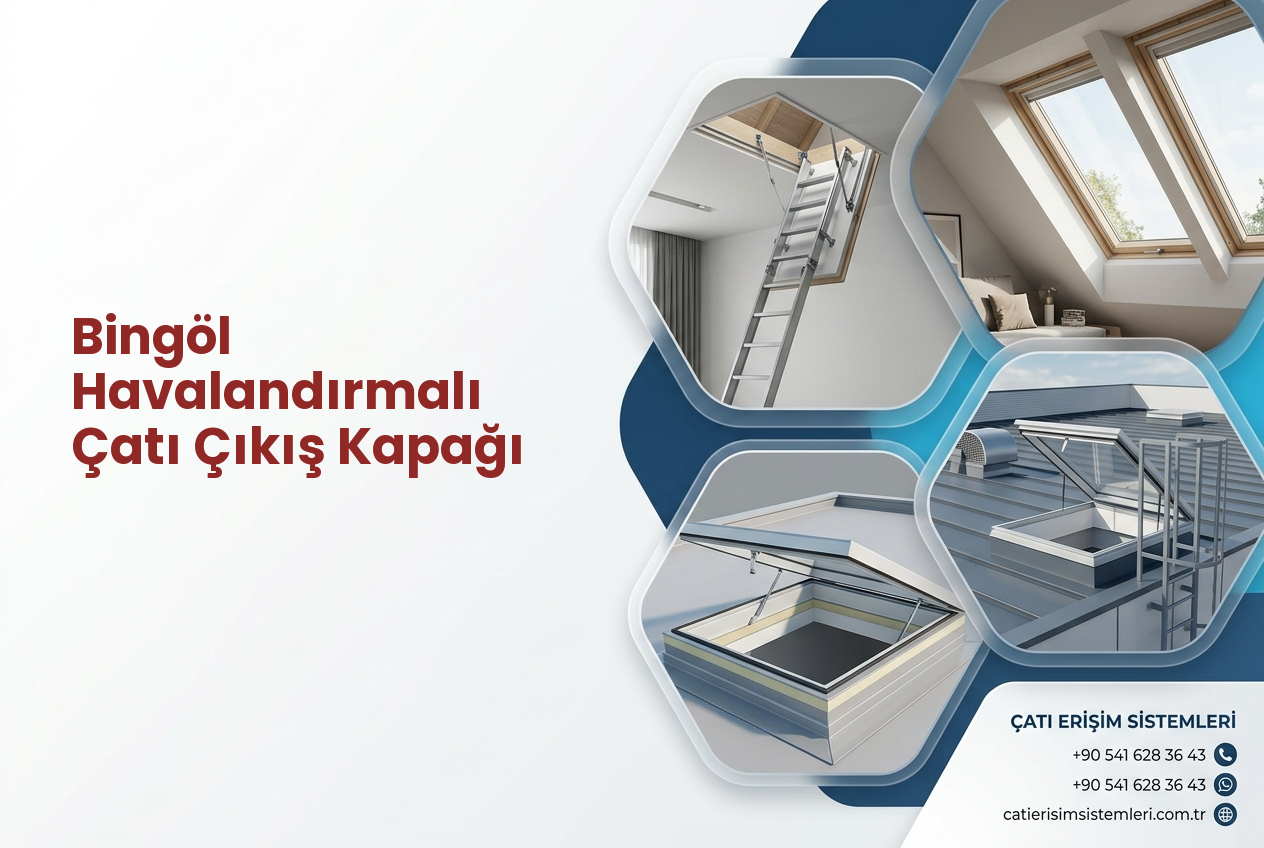 Bingöl Havalandırmalı Çatı Çıkış Kapağı